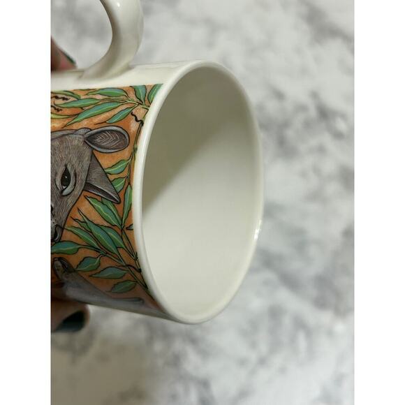 Australian Wildlife Collection Priscilla Parker Kanguru Mug Tea Porcelain 3.5" - Picture 9 of 9